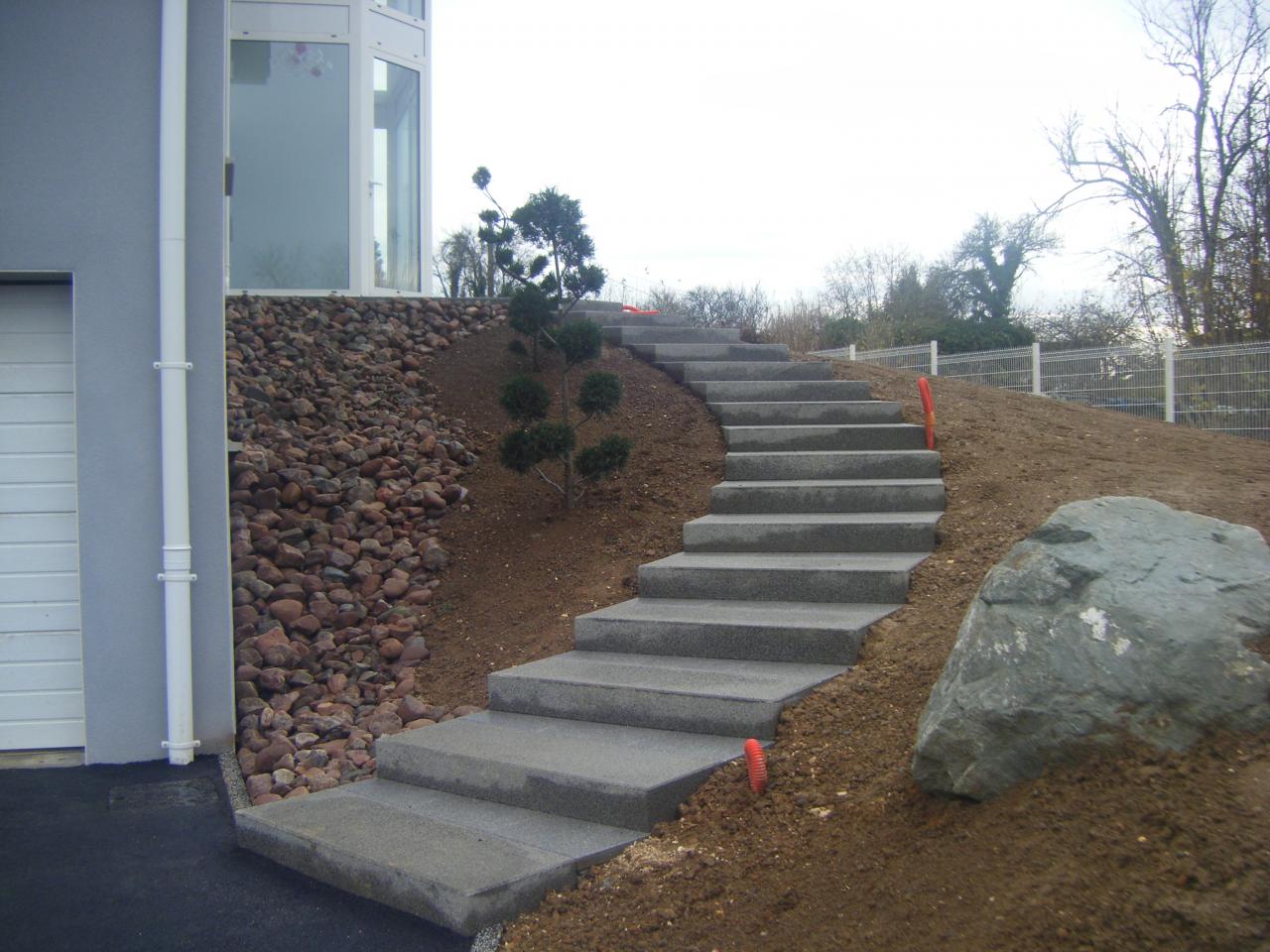 Création d'escalier en béton dans le Nord